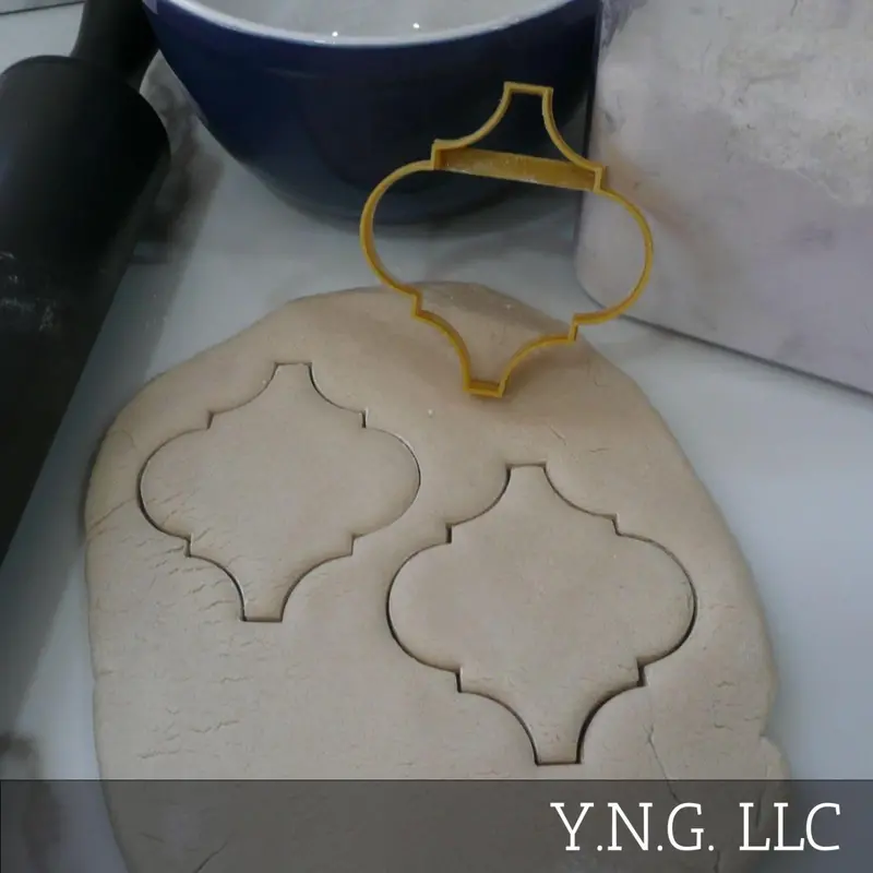 Arabesque Frame-Shaped Cookie Cutter – Elegant Tile-Inspired Design, Usa-Crafted Pr5533 1