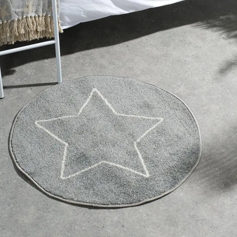 Ariel Grey And Natural Jute Blend Area Rug 1
