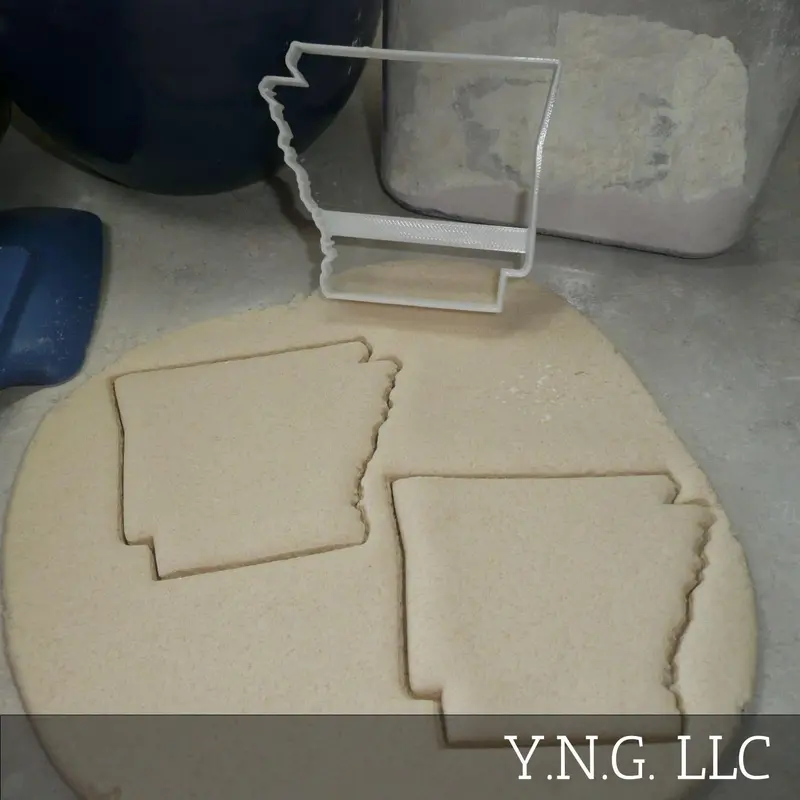 Arkansas Natural State Cookie Cutter – American-Crafted Design 1