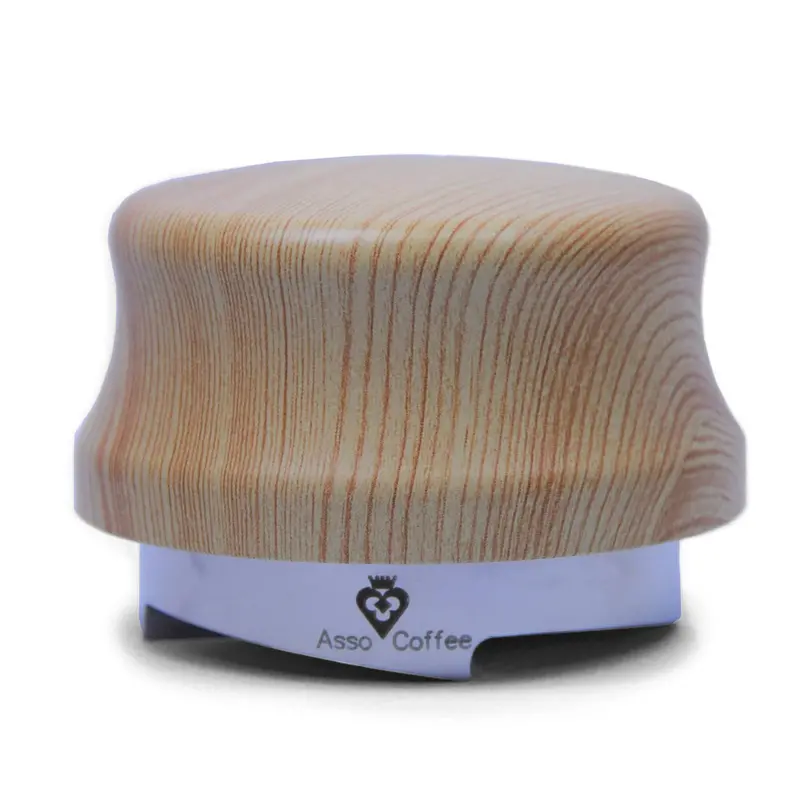 Asso Coffee Jack Leveler – 58.5Mm Light Wood Espresso Distributor 1