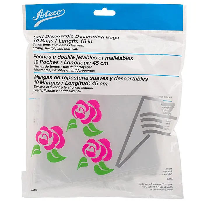 Ateco 18-Inch Disposable Pastry Bags – Pack Of 10 1