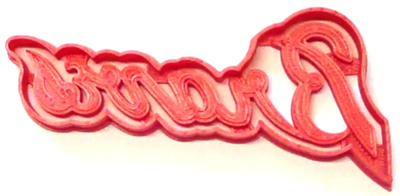 Atlanta Braves Word Art Fondant Cutters – 6-Pack 1.75" Typography Cupcake Toppers, Usa-Crafted (Fd2677) 1
