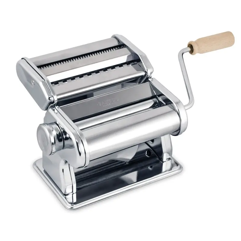 Aunt Gina’S Manual Pasta Maker – Stainless Steel Roller Design 1