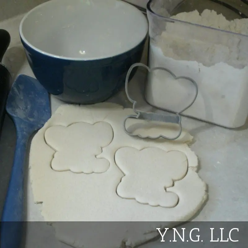 Baby Elephant Cookie Cutter – Adorable Calf Outline For Zoo & Safari Themes, Usa-Made Pr2557 1
