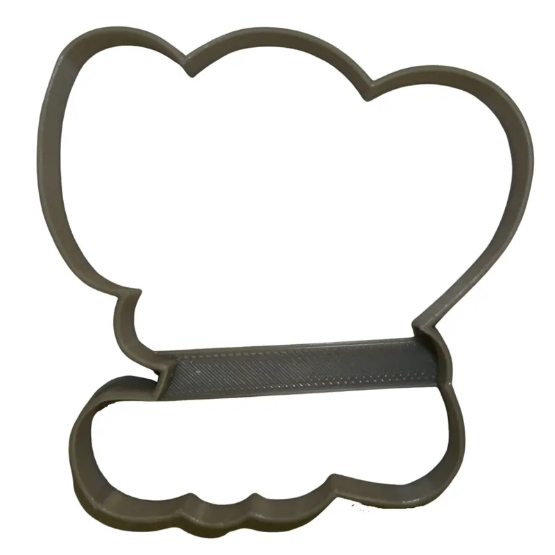 Baby Elephant Outline Fondant Cutters – 6X 1.75" Simplified Silhouette Cupcake Decorators, Usa-Made (Fd2557) 1