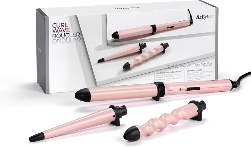 Babyliss Curl&Wave Styler – 3 Interchangeable Attachments, 210°C 1