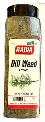 Badia Dried Dill Weed – 7 Oz Culinary Herb Pack 1