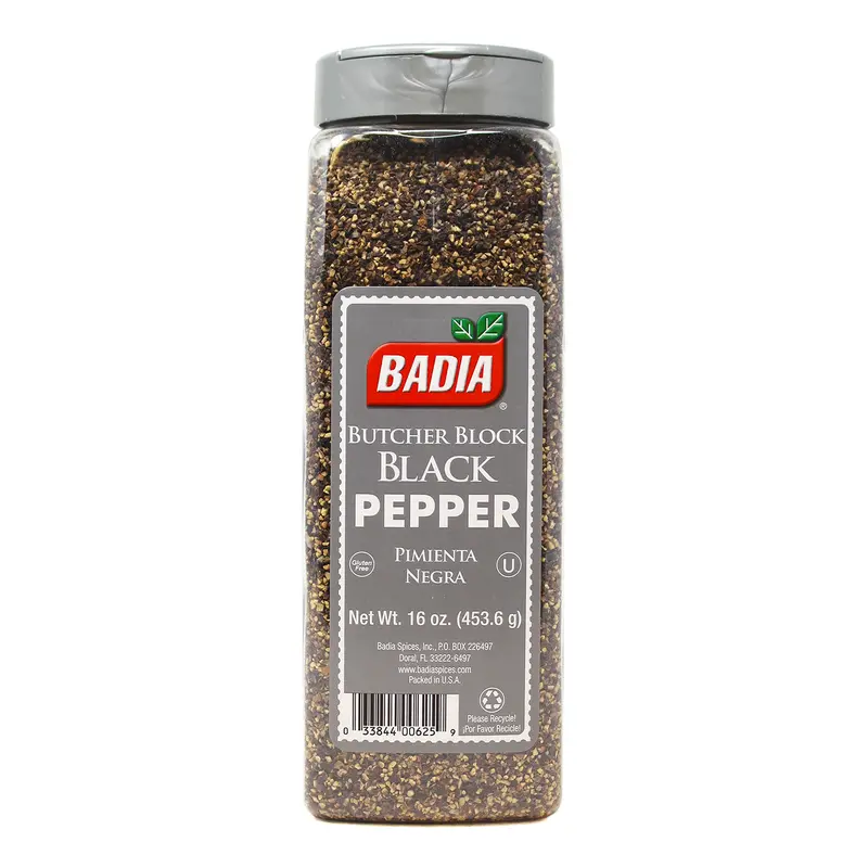Badia Premium Cracked Black Pepper – 16 Oz (2024 Batch) 1