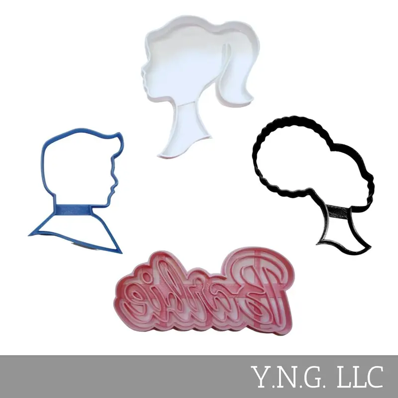 Barbie Movie Cookie Cutters – Character-Themed Set Of 4, Usa-Made Pr1831 1