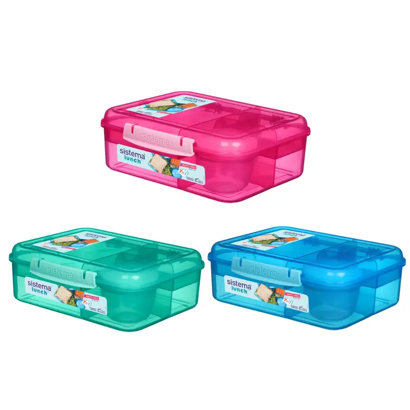 Bento Cube Lunch Box – 1.65L Stackable Food Container System 1