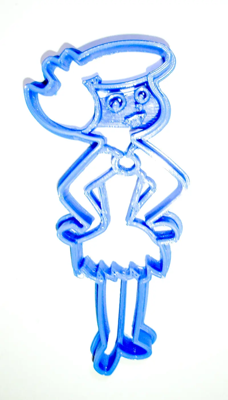 Betty Rubble Fondant Cookie Cutter – 6-Piece Cupcake Decor Set, 1.75" Size, Made In Usa (Fd2259) 1