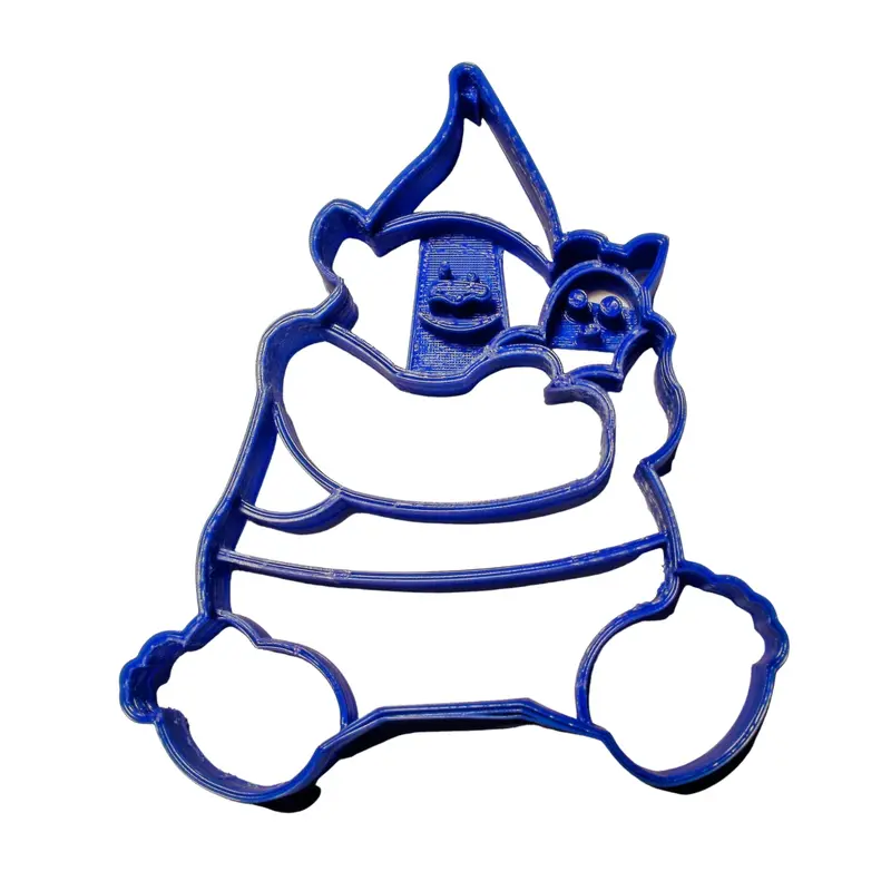 Biggie Worm Trolls Fondant Cutter – 6-Piece Cupcake Topper Set, 1.75" Whimsical Shape, Usa-Food-Grade (Fd2002) 1