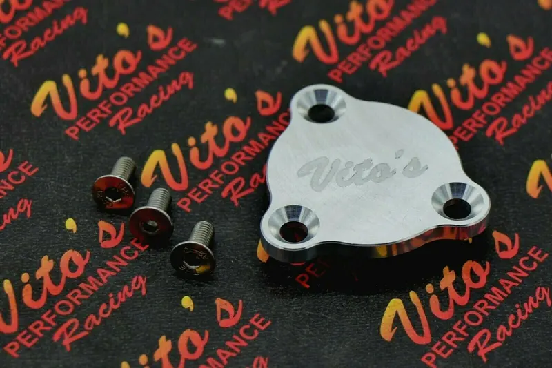 Billet Aluminum Neutral Safety Switch Block-Off Plate For Yamaha Banshee 1