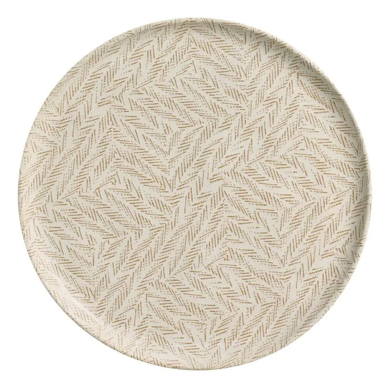 Bio Stoneware Outdoor-Inspired Dinner Plate – 10.8 Inch Natural Finish 1