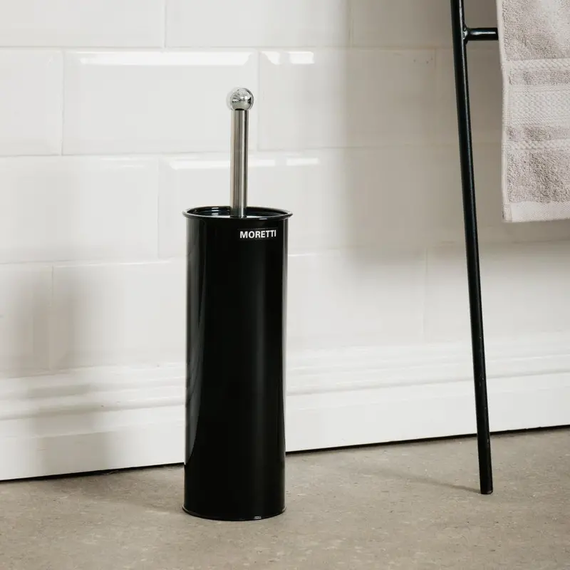 Black Gloss-Finish Toilet Brush – Moretti Casa 1