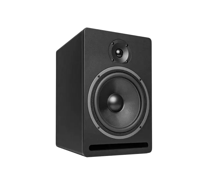 Black Hi-Fi Speaker System With Rich Bass Response 1