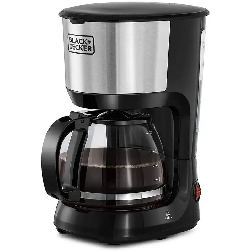 Black+Decker Drip Coffee Maker – 750W Programmable Brew Station In Black/Silver 1