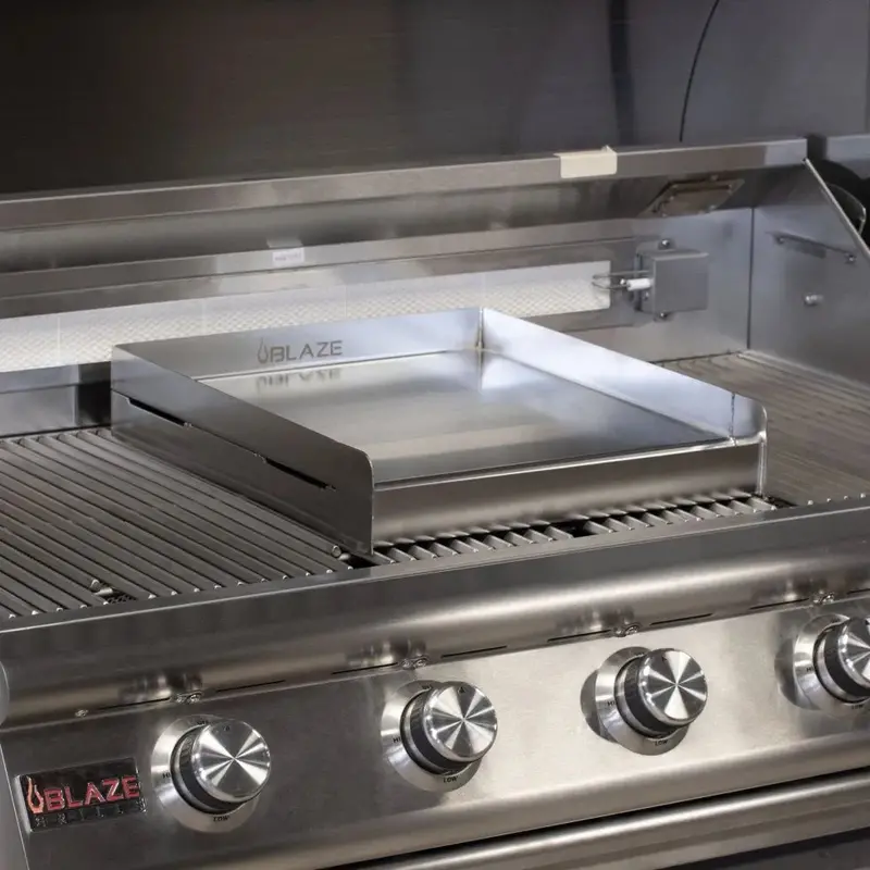 Blaze 24-Inch Stainless Steel Griddle Plate For Outdoor Cooking 1
