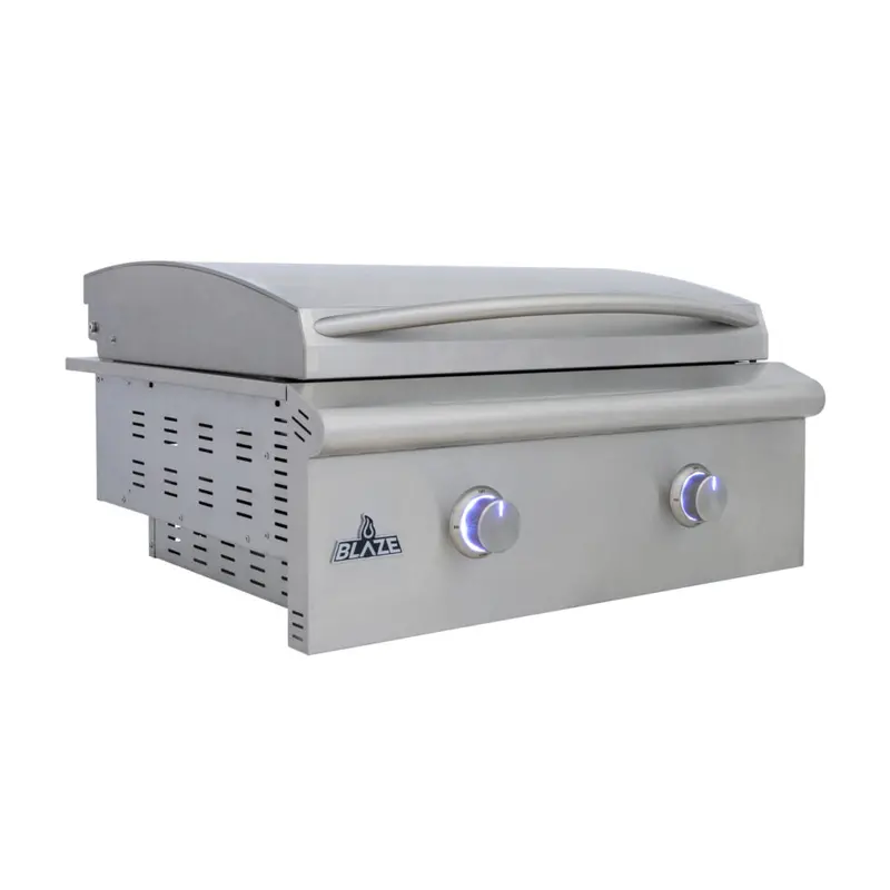 Blaze Lte+ 30-Inch Built-In Griddle With Lift-Assist Hood – Blz-Griddle-Lte3 1