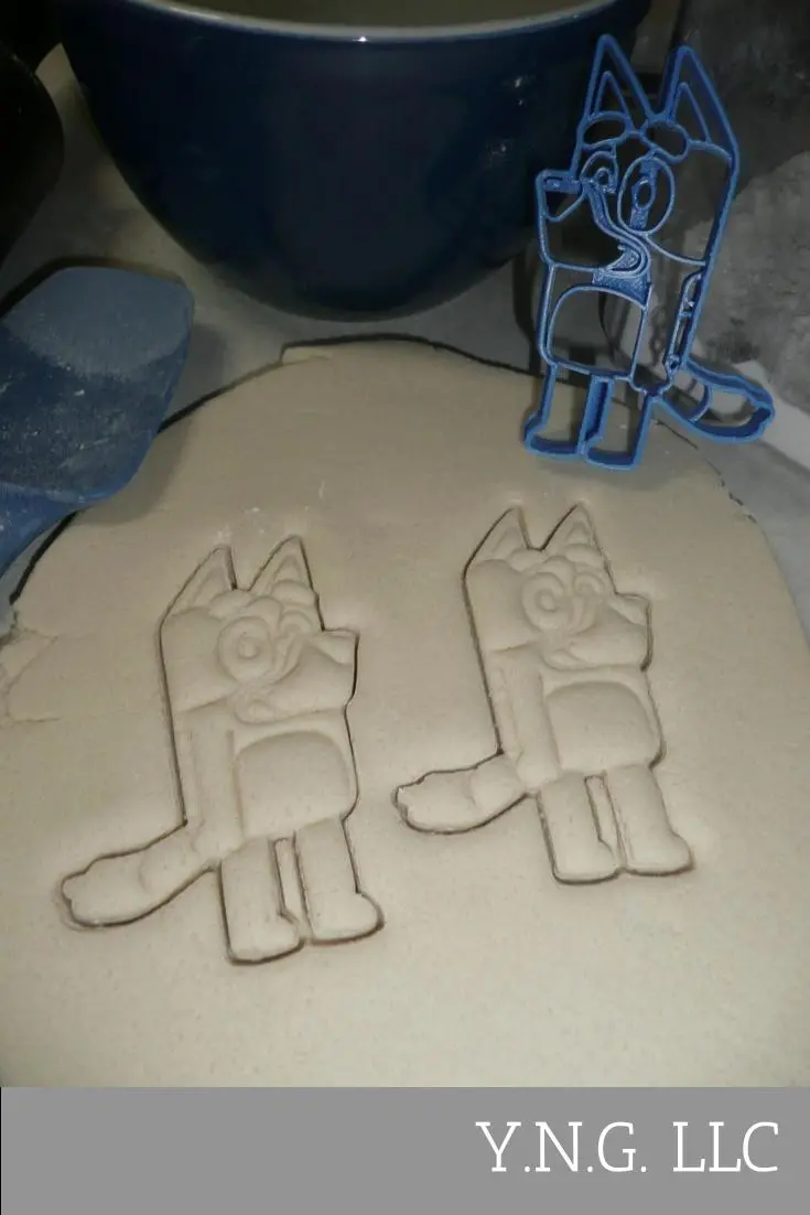 Bluey Heeler Cookie Cutter – Energetic Puppy Protagonist, Show-Accurate Outline 1