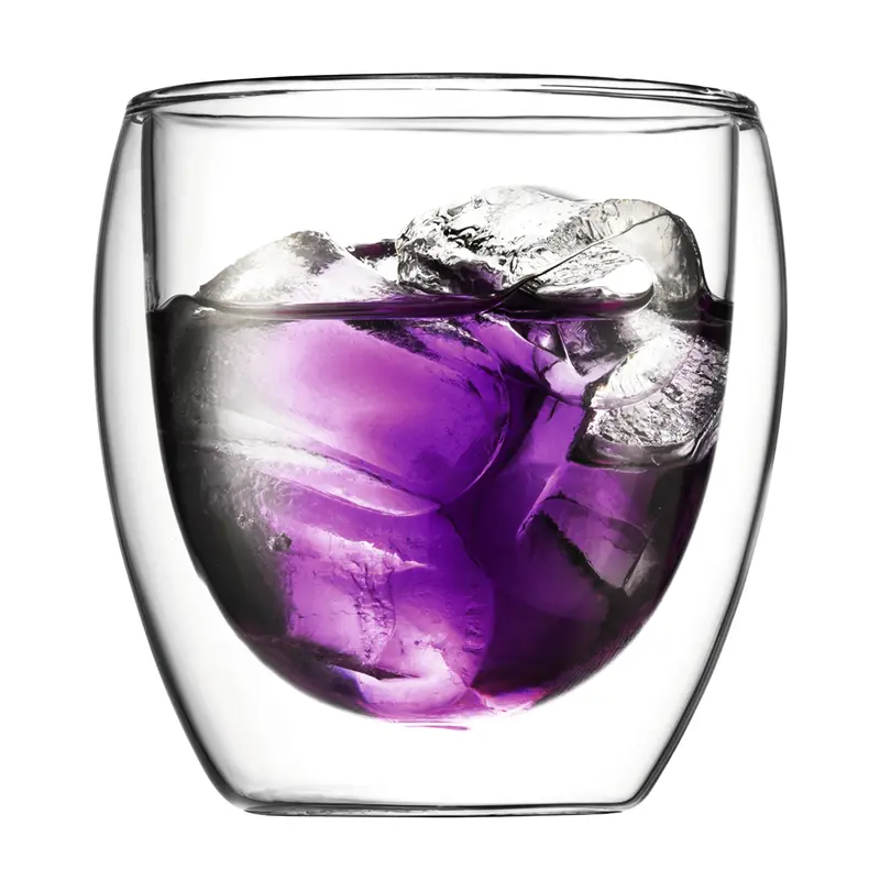 Bodum Pavina 8 Oz Transparent Glass Tumbler Set (2-Piece) 1