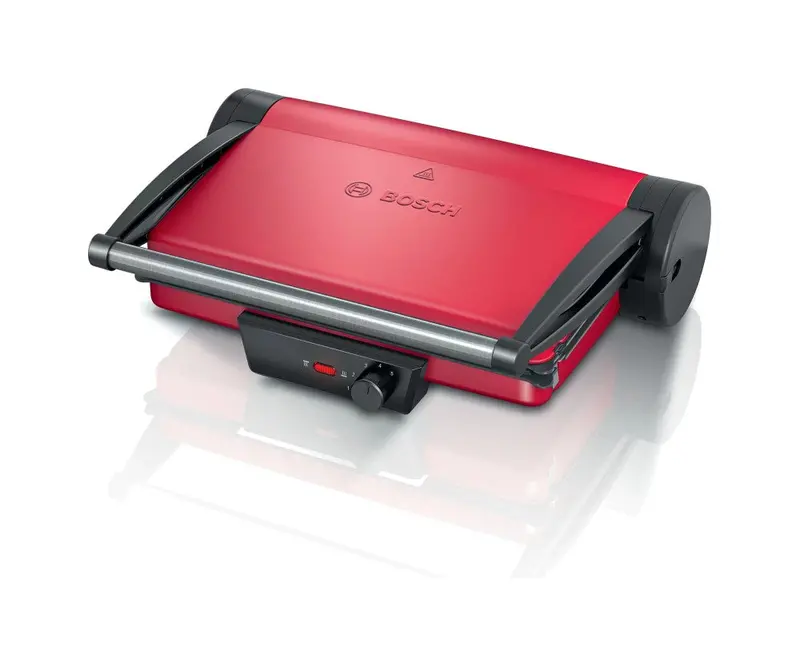Bosch Premium Grill Pan – 2000W Rapid Heating, Non-Stick Surface (Red) 1