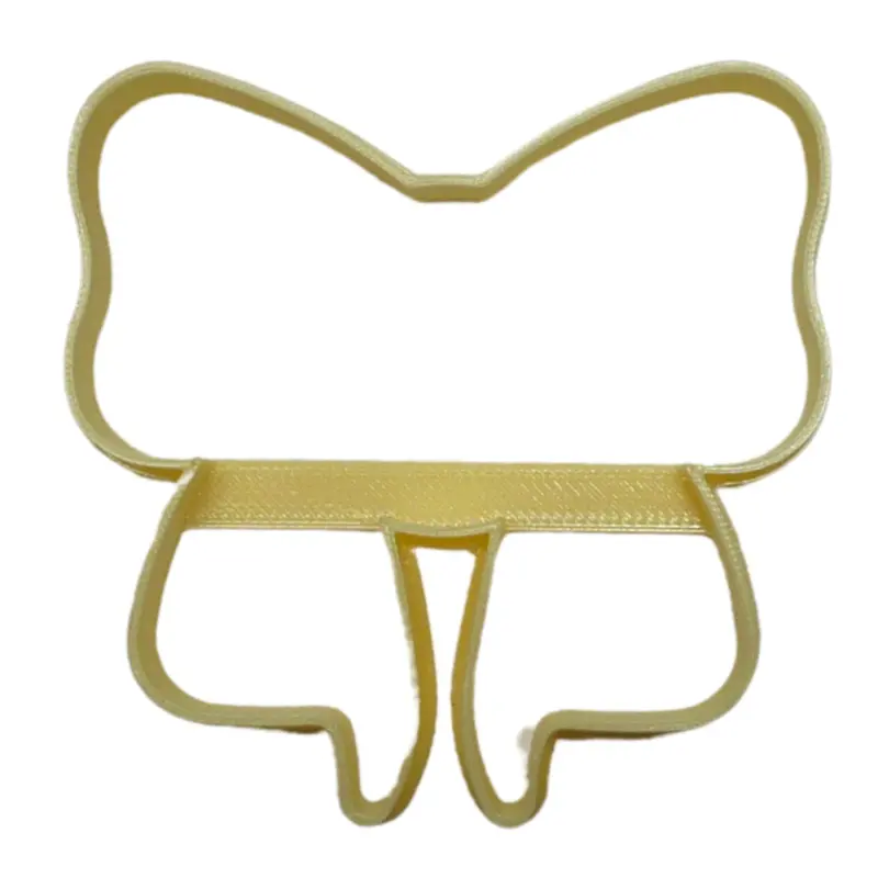 Bow Ribbon Fondant Cutter – 6-Piece, 1.75" Elegant Cupcake Decor 1
