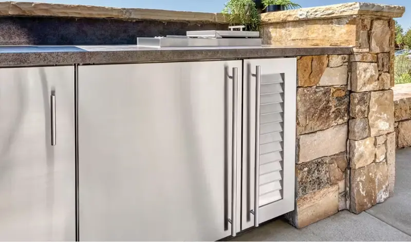 Built-In Charcoal Gravity Smoker 1
