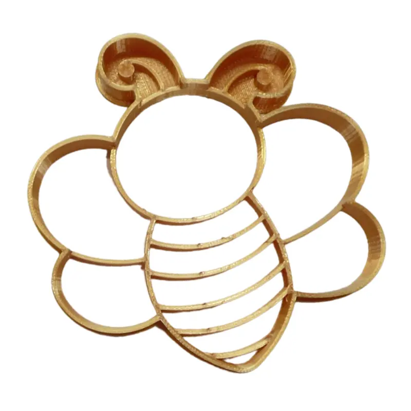 Bumblebee Fondant Cutter Set – 6 Front-Facing Cupcake Toppers, 1.75" Diameter, Usa-Made Fd5061 1