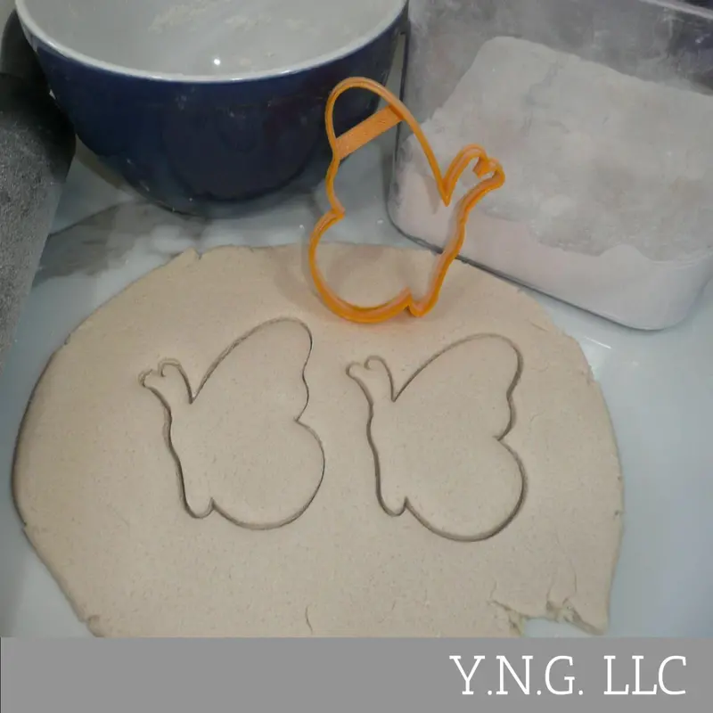 Butterfly Side-View Cookie Cutter (Style 2) – Elegant Outline Shape, Lightweight & Durable, Usa-Made Baking Tool (Pr5273) 1