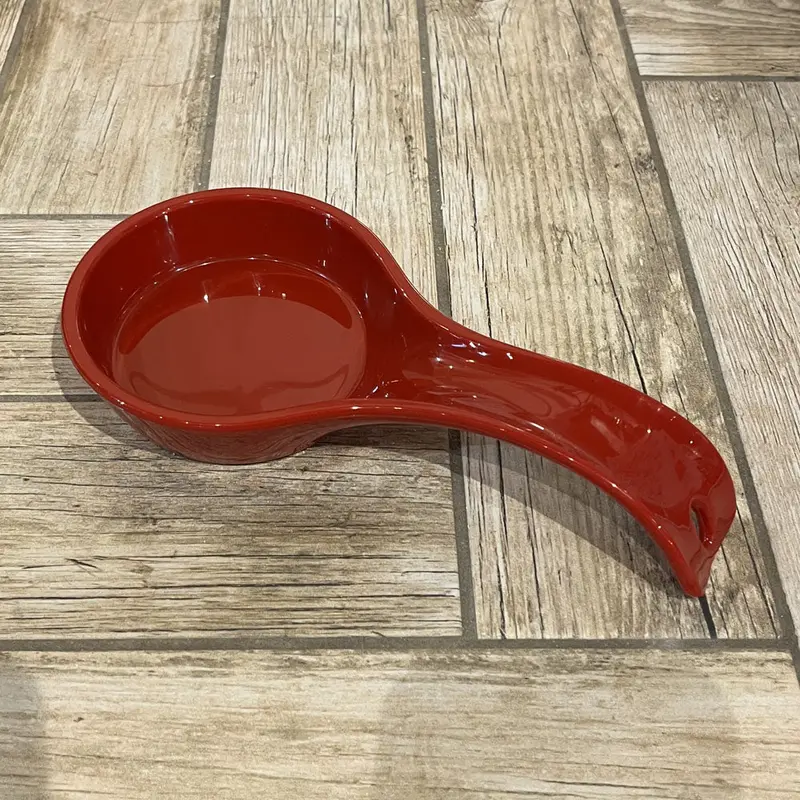 Calypso Ceramic Spoon Rest With Drainage Grooves 1