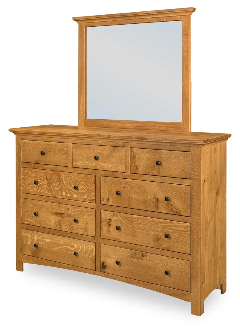 Canton 9-Drawer Wooden Dresser 1