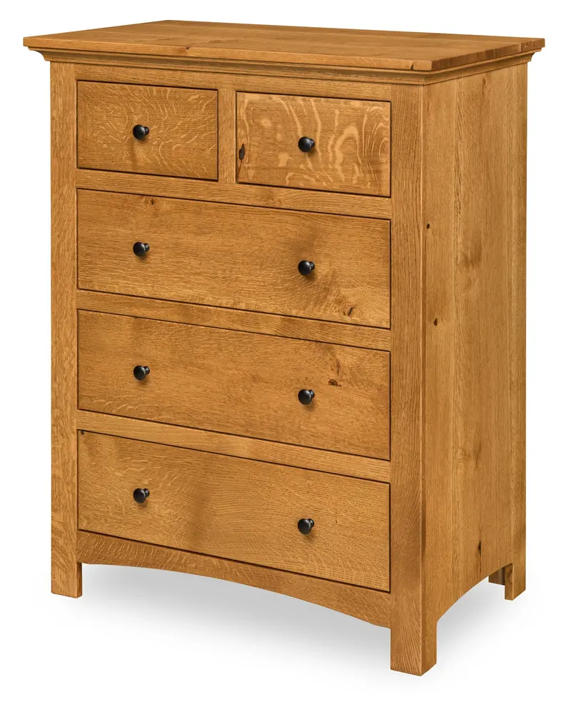 Canton Short Chest With Three Functional Drawers And Compact Footprint 1