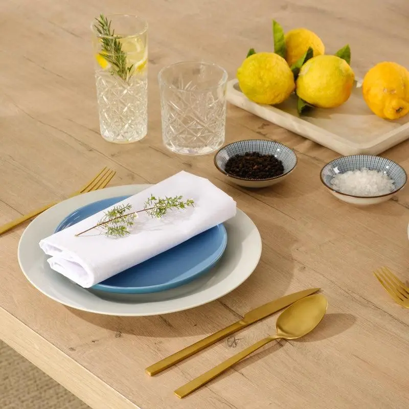 Carmel Essentials Porcelain White Designer Napkin 1