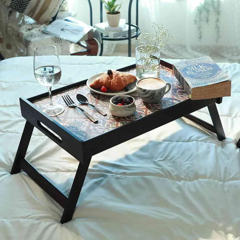 Casablanca Medallion-Inspired Bedside Tray 1