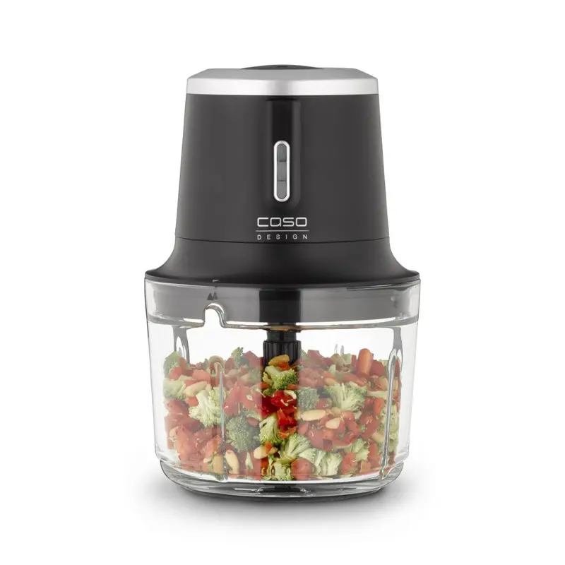 Caso Chop & Go Cordless Food Chopper – 200W, 1L Bowl, 2300 Rpm, 4 Sharp Stainless Blades, Up To 60-Min Battery Life 1