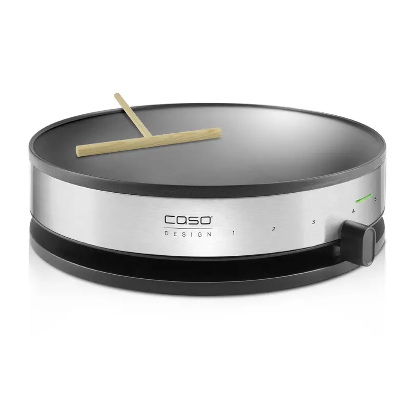 Caso Professional Crepe Maker – 1300W, Extra-Wide 33 Cm Non-Stick Cooking Plate For Even Baking 1