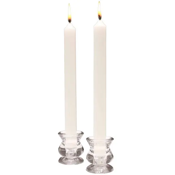 Caspari Two-Pack 10-Inch Decorative Candles 1