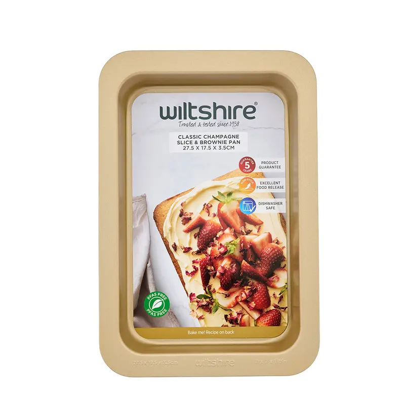 Champagne Gold Slice Pan – 27.5 Cm 1