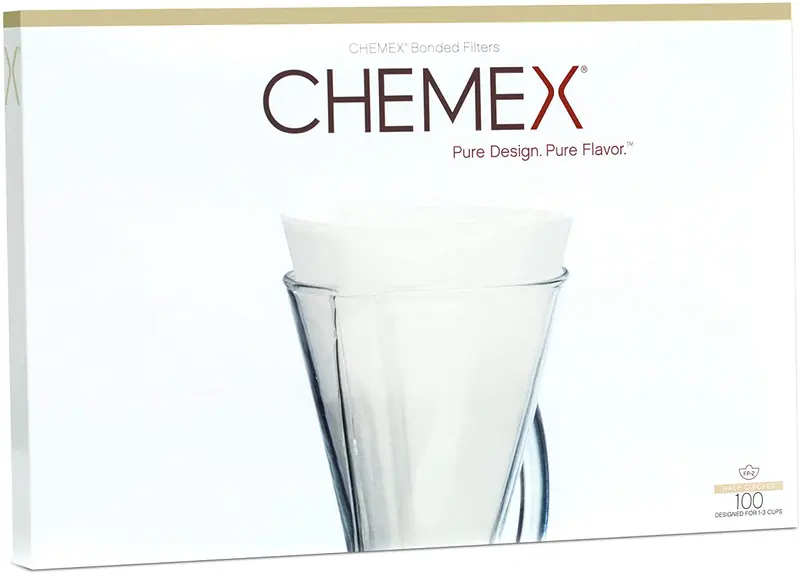 Chemex Bonded Paper Coffee Filters – Fp-2 Size (100 Count) 1
