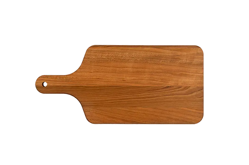 Cherry Serving Board With Handle – 17" X 8" X 3/4" 3