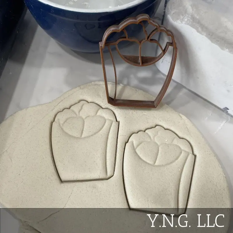 Chicken Nuggets Sleeve Container Cookie Cutter – Novelty Bakery Tool, Food-Grade Steel, Made In Usa (Pr5192) 1