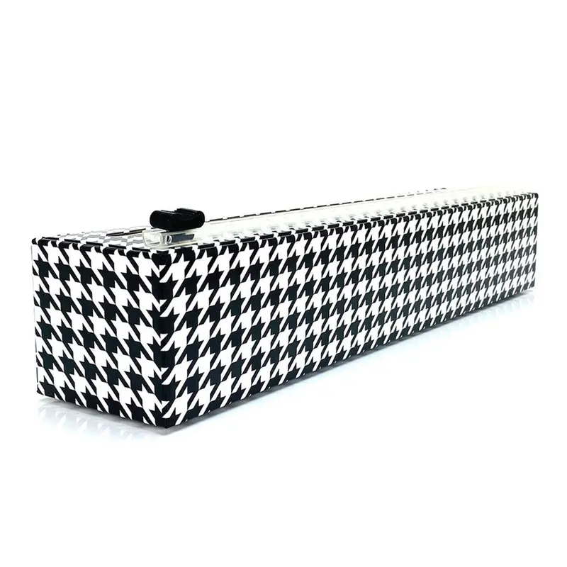 Chicwrap Houndstooth Pattern Plastic Wrap Dispenser 1