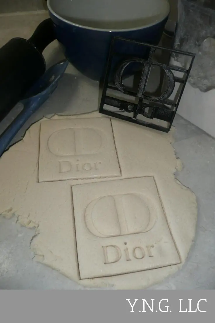Christian Dior Luxury Fashion Cookie Cutter – Premium Couture Shape 1