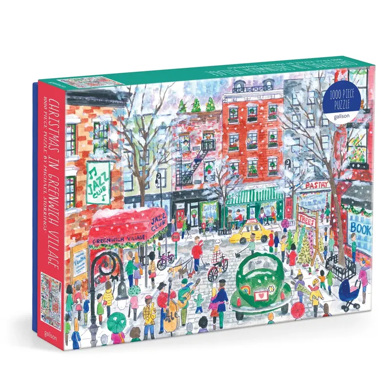 Christmas In Greenwich Village – 1000-Piece Detailed Cityscape Puzzle 1