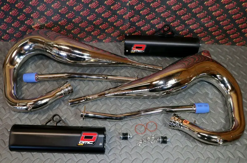 Chrome Dmc Alien Exhaust System With Silencer For Yamaha Banshee (1987–2006) 1