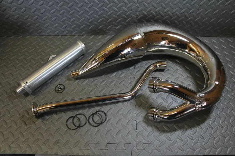 Chrome Shearer 2:1 Single Exhaust Silencer For Yamaha Banshee (1987–2006) 1