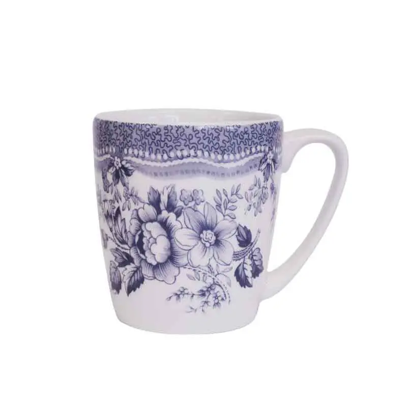 Churchill Blue Story Acorn Mug – Tonquin Floral Pattern, 300 Ml 1