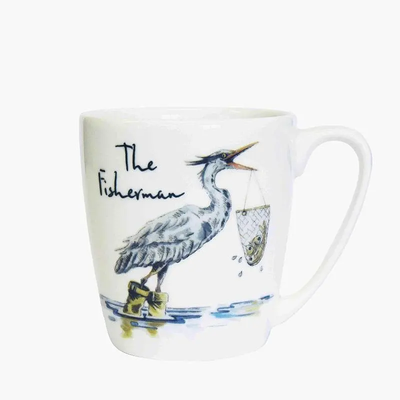 Churchill Country Pursuits Acorn Mug: The Fisherman – 300Ml Coastal-Themed Ceramic Mug 1