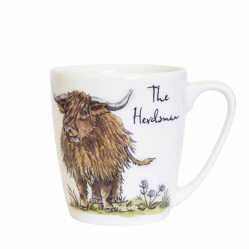 Churchill Country Pursuits Acorn Mug: The Herdsman – 300Ml Rustic Ceramic Mug 1